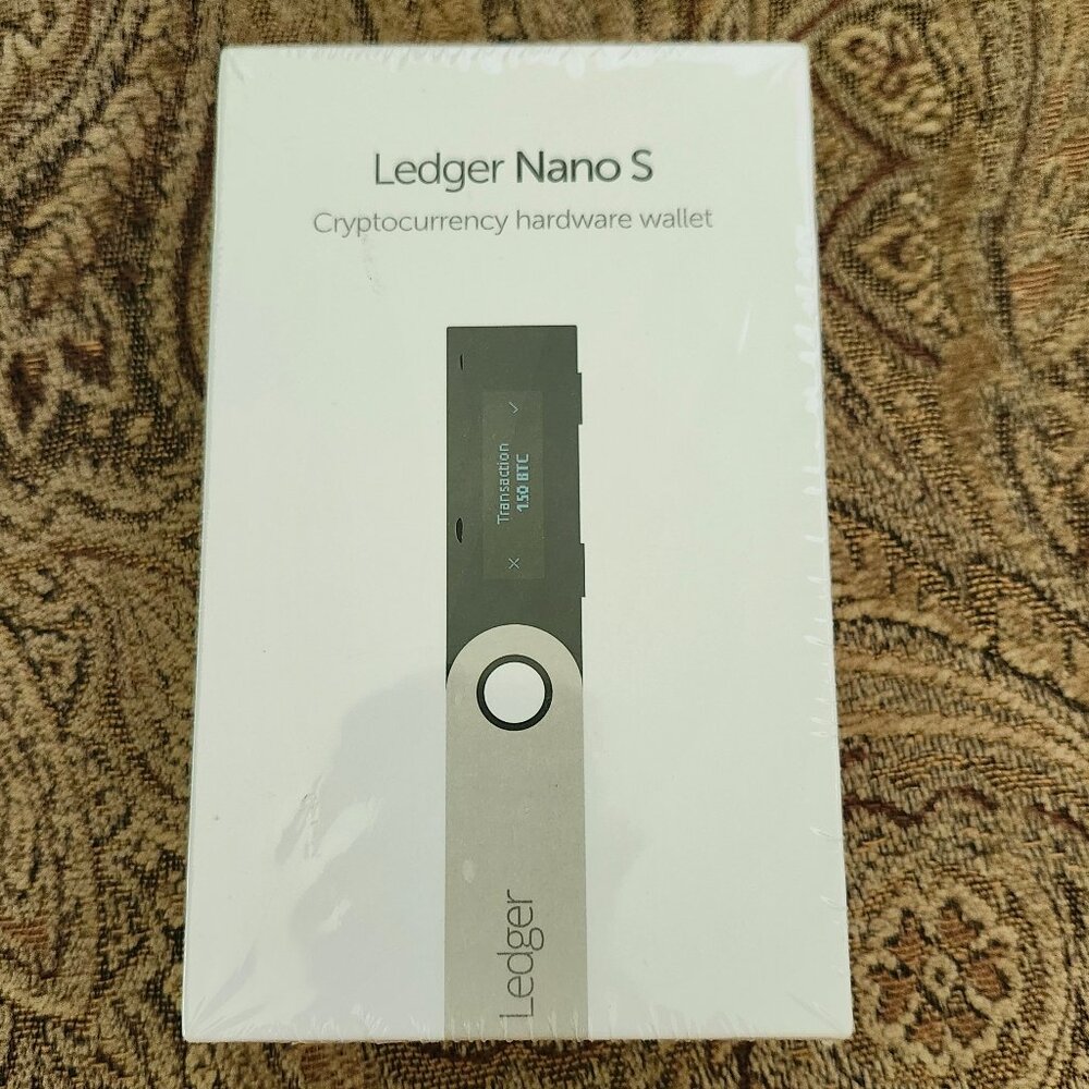 NIB - Ledger Nano S Crypto Black Wallet Brand New and Factory Sealed